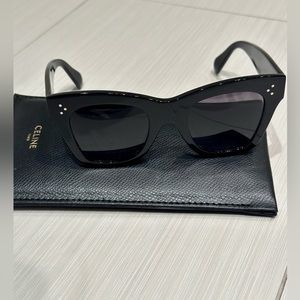 Celine CAT EYE S004 SUNGLASSES IN ACETATE WITH POLARIZED LENSES